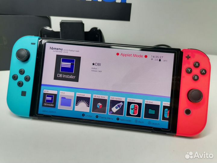 Прошита Nintendo Switch Oled 320gb+999игр