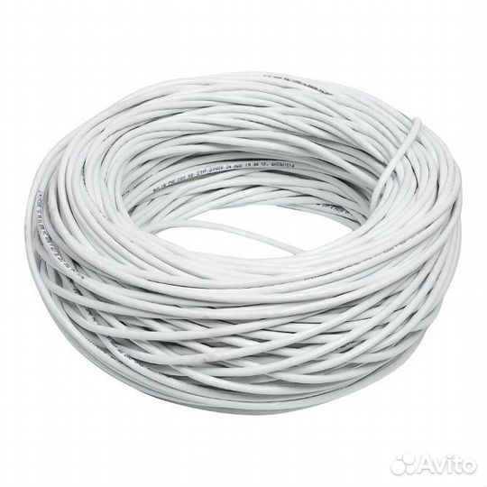 Кабель NetLink NL-CCA UTP 2PR 24AWG CAT5е 305м. бе