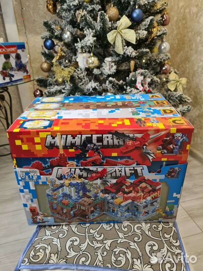 Лего майнкрафт Крепость 4 набора 923 детали