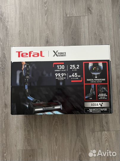 Пылесос беспроводной X-Force 11.60 Aqua TY9890WO