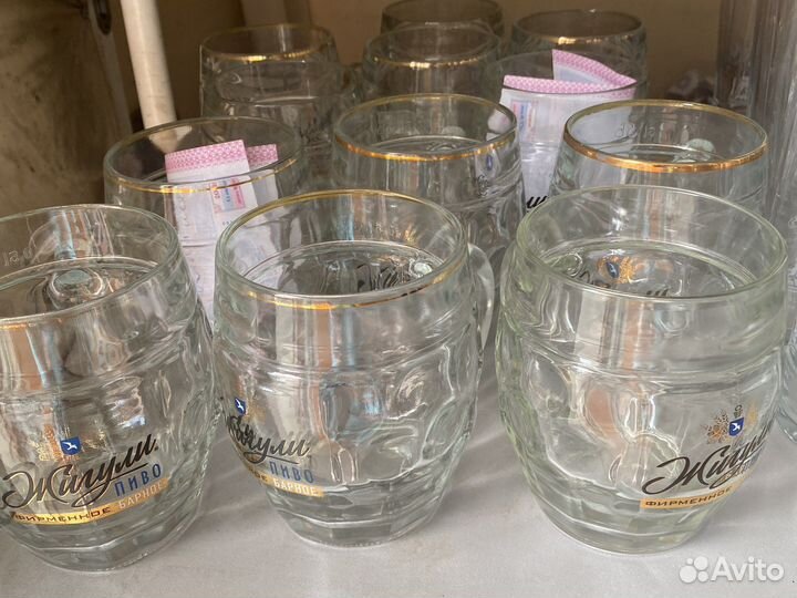 Посуда разная (тарелки, бокалы/стаканы и др.)