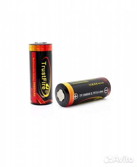Аккумулятор Trustfire 26650, 18650