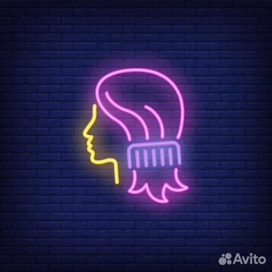 Неоновая вывеска для бизнеса