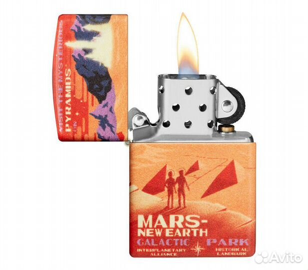 Зажигалка Zippo 49634 Mars Design Оригинал Новая