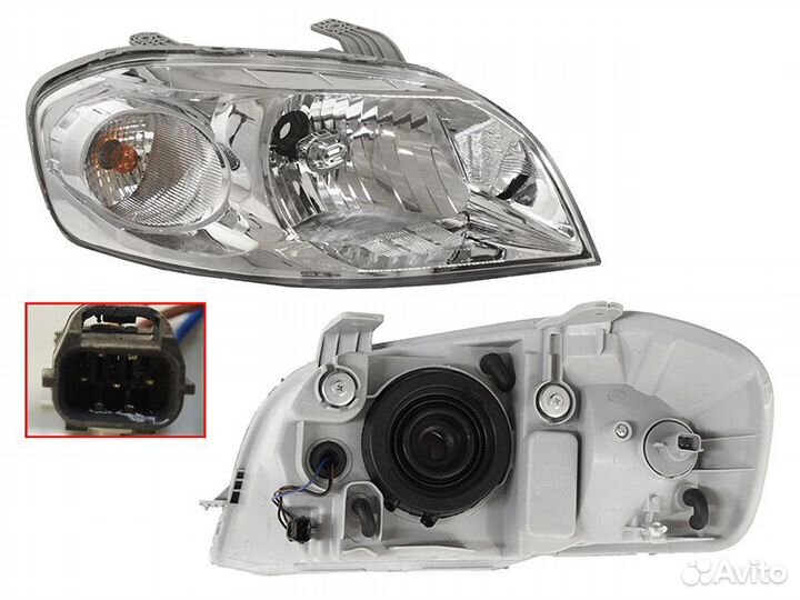 Фара правая шевроле авео T250 (05-11)