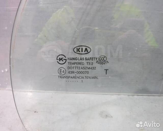 Стекло форточки двери KIA Carens(2006-2012)