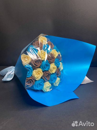 Букет - 29 Роз из Бельгийского Шоколада