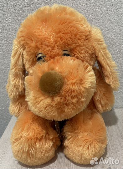 Мягкая игрушка собака 2 штуки (25 и 30 см) б/у