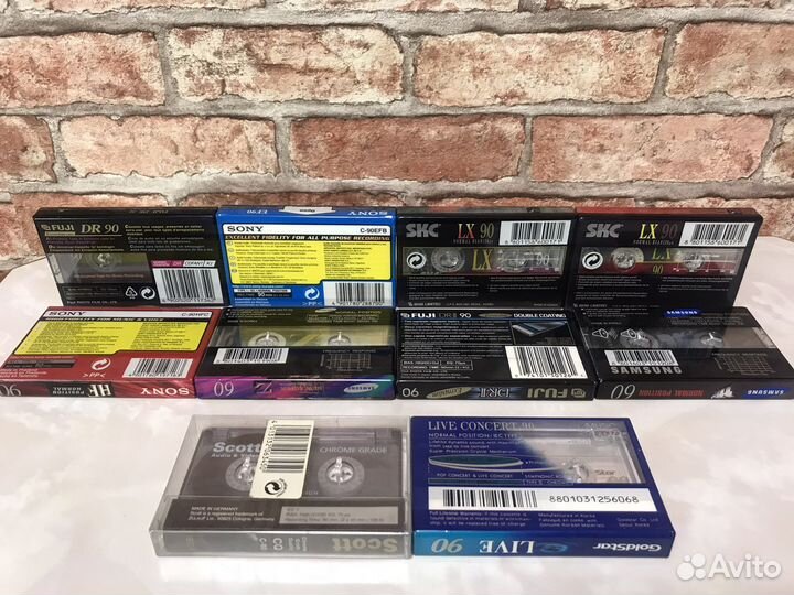 Аудиокассеты 10 шт