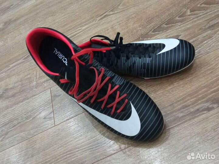 Футбольные бутсы nike mercurial 43 размер