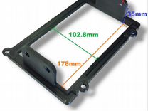 Рамка для 2 din магнитолы газель