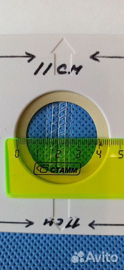 Постоянный мешок для пылесоса фланец 11x10 см