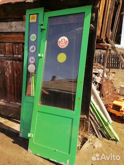 Металопластиковые двери бу