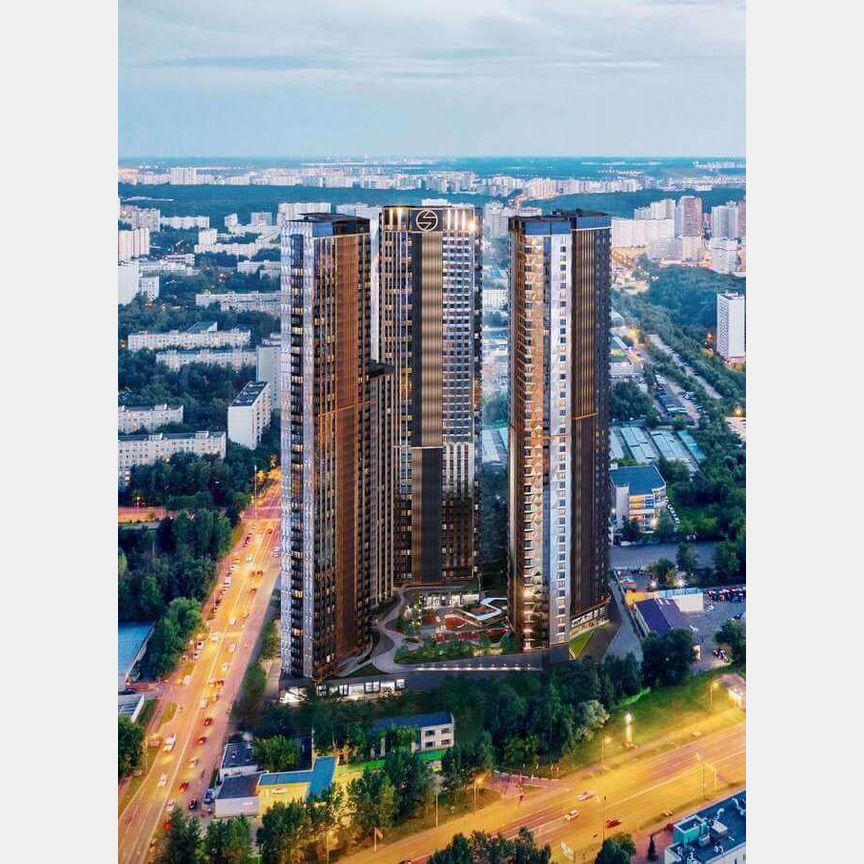 1-к. квартира, 43,3 м², 46/50 эт.