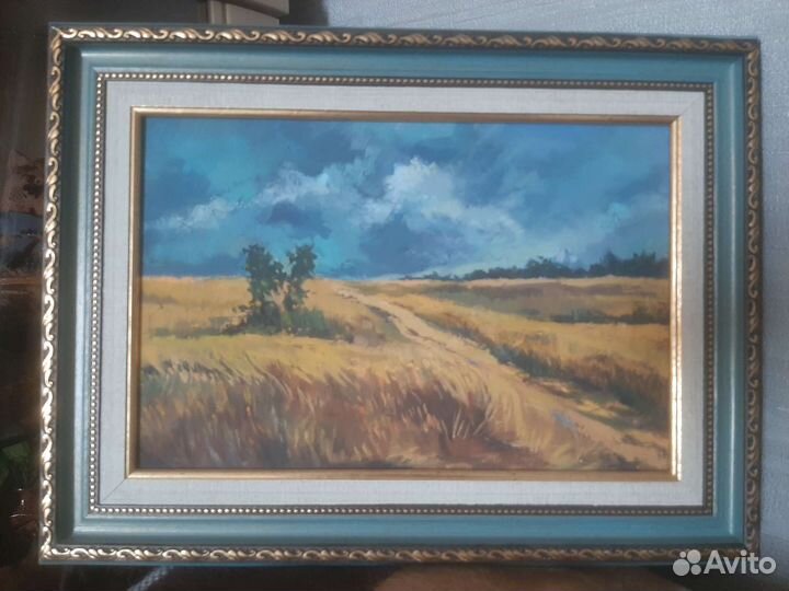 Пейзаж на холсте