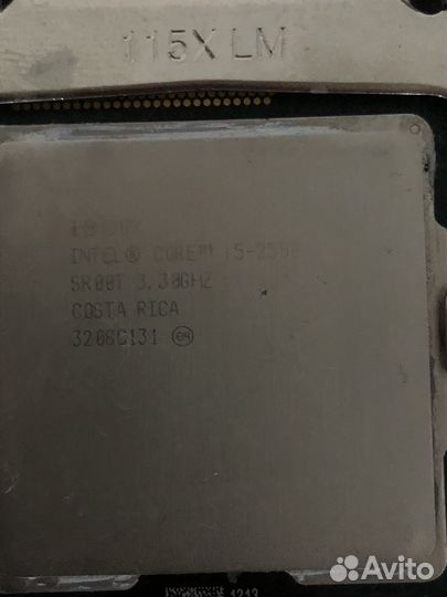 Материнская плата с процессором i5 2500