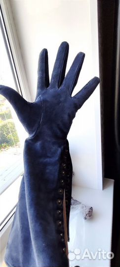 Перчатки женские кожаные новые