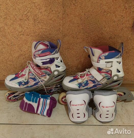 Роликовые коньки раздвижные 36-41