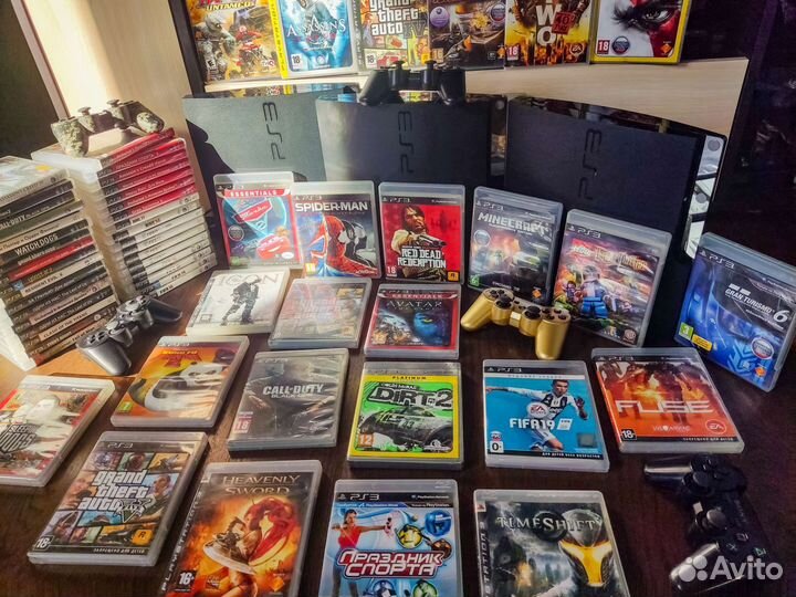 Ps3 Slim Прошитая + Топ Игры