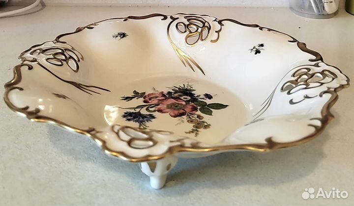 Менажница блюдо фарфор Чешская республика Богемия