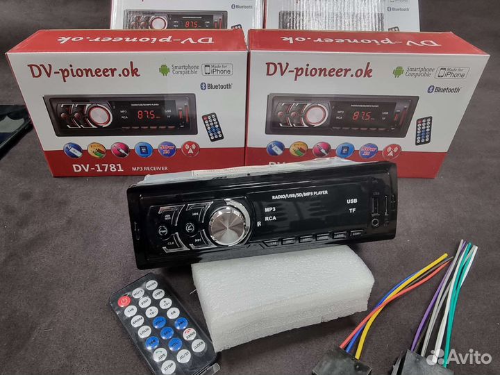 Магнитола pioneer с блютузом. Новая