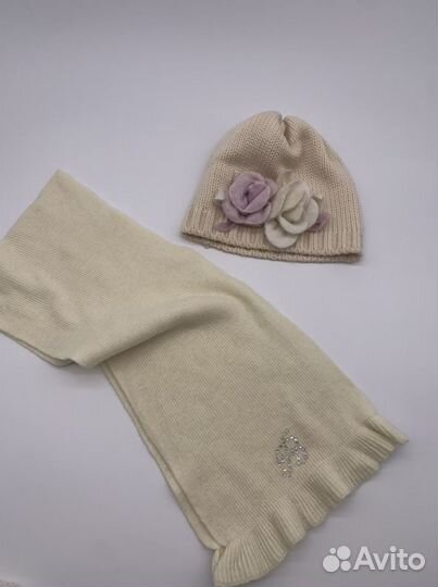 Шапка Catya и шарф Blumarine оригинал Италия 4/8 л