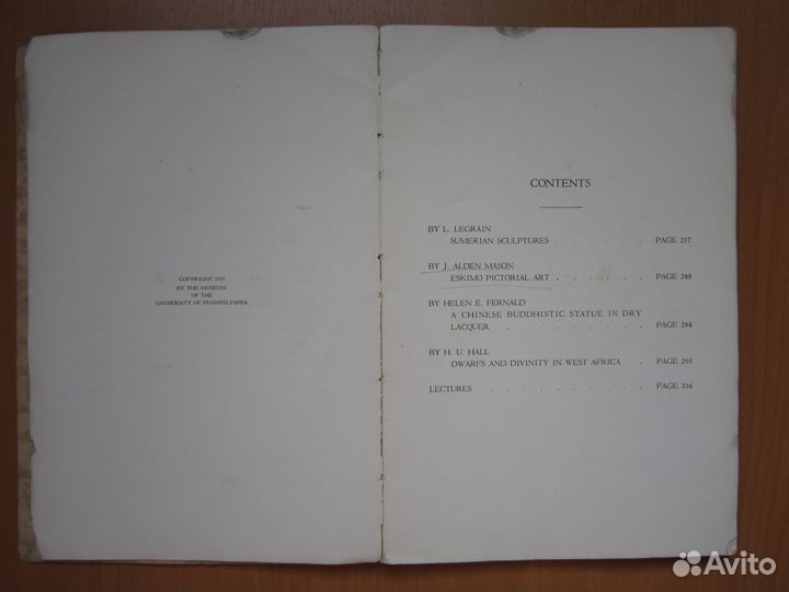 Museum Journal (University of Pennsylvania) 1927