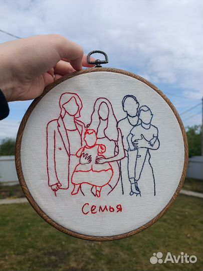 Ручная вышивка на одежде