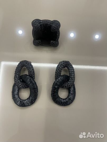 Серьги и кольцо