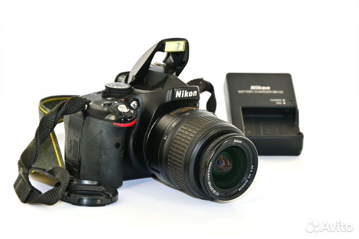 Nikon D5100 16.2MP цифрозеркалка Nikon AF-S 18-55