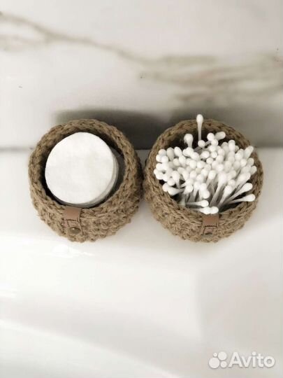 Набор корзинок для ватных палочек и дисков