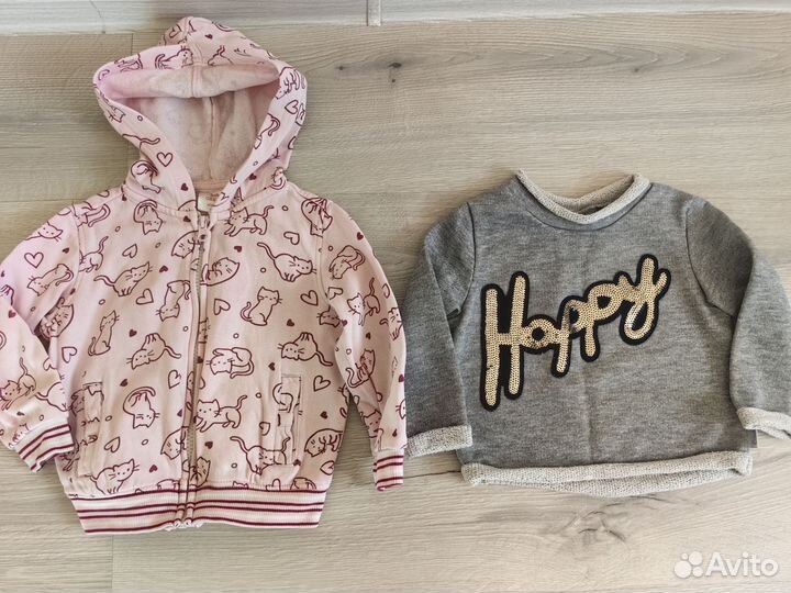 Вещи для девочки пакетом, р.86