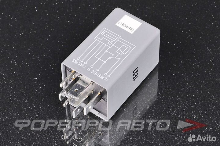 Реле 12V 7-ми контактное 5A (Реле стеклоочистителя) 94788146 general motors США