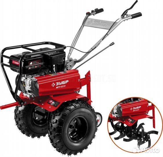 Мотоблок бензиновый усиленный зубр (мту-350)