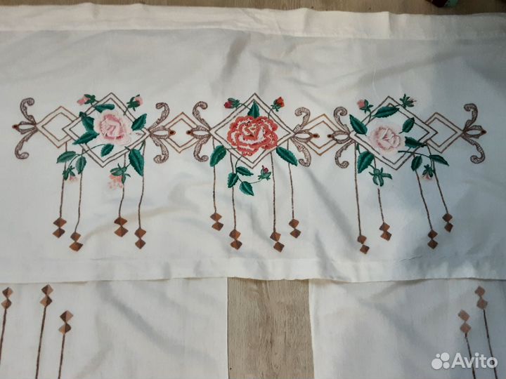 Шторы ручной работы старинные