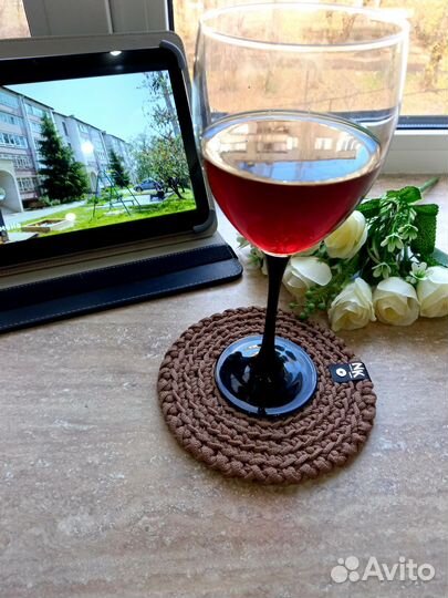 Салфетки сервировочные вязаные (плейсматы)