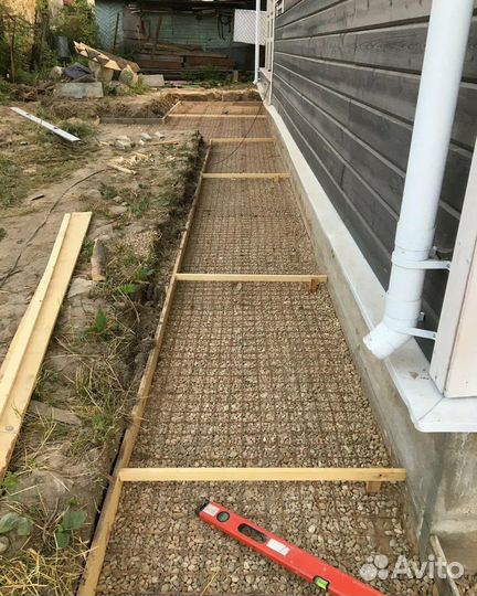 Отмостка вокруг дома