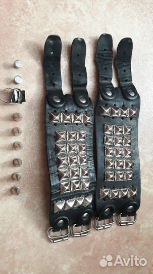 Напульсники из нат.кожи