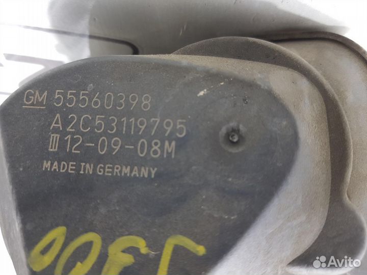 Дроссельная заслонка Chevrolet Cruze J300 F16D4