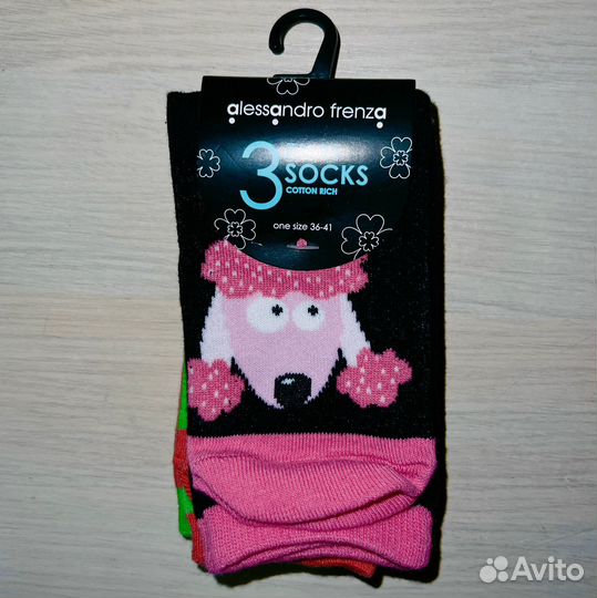 Носки новые Alessandro Frenza собачки набор