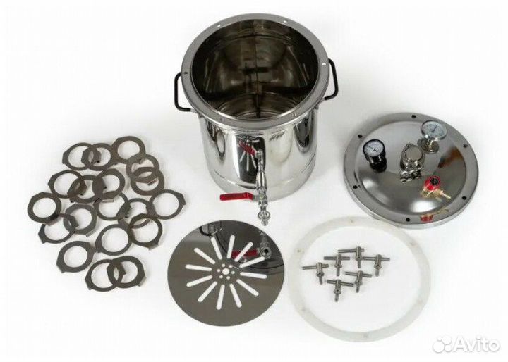 Автоклав Булат на 25 литров, нерж.сталь