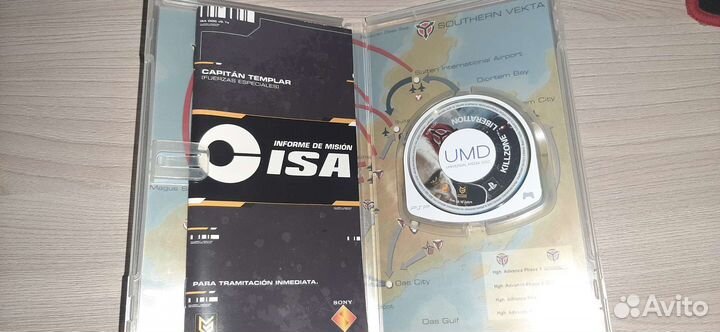 Диск KillZone Liberation на psp