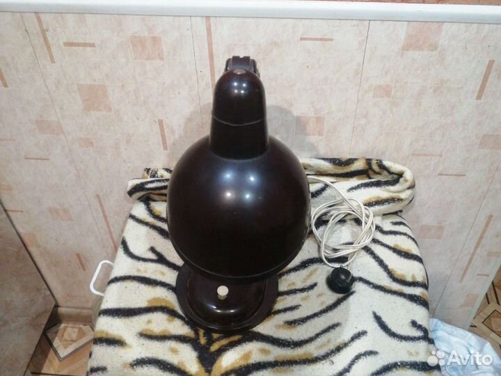 Настольная лампа СССР Карболит нквд