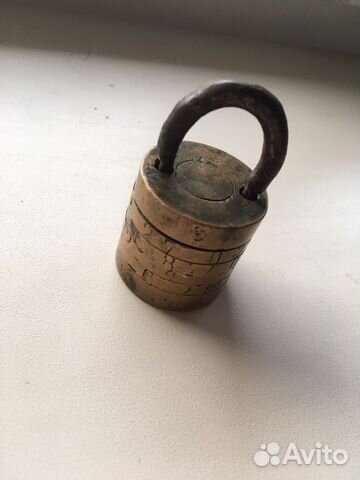 Замок кодовый старинный