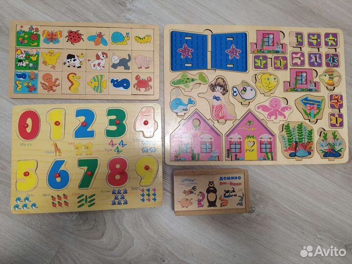 Развивающие игрушки из дерева