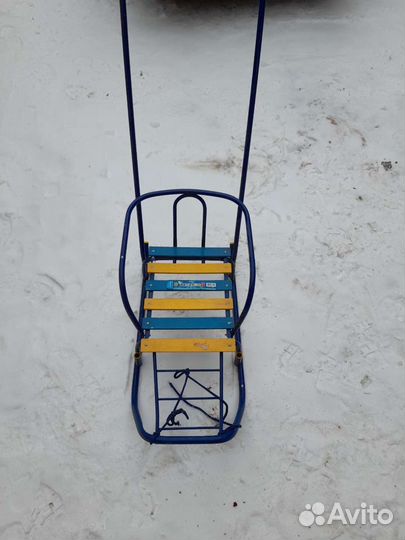 Детские зимние санки