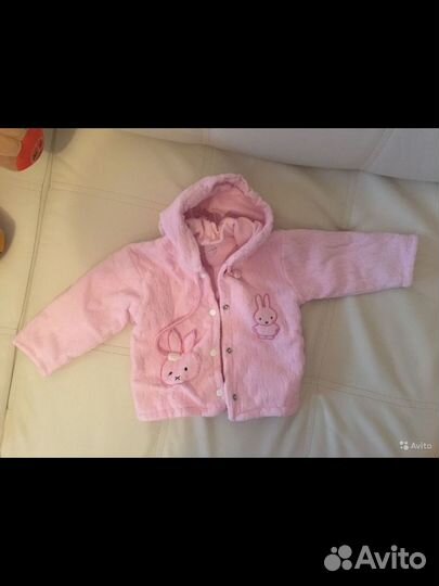 Толстовки на девочку 2-8 мес, 6мес-1 год