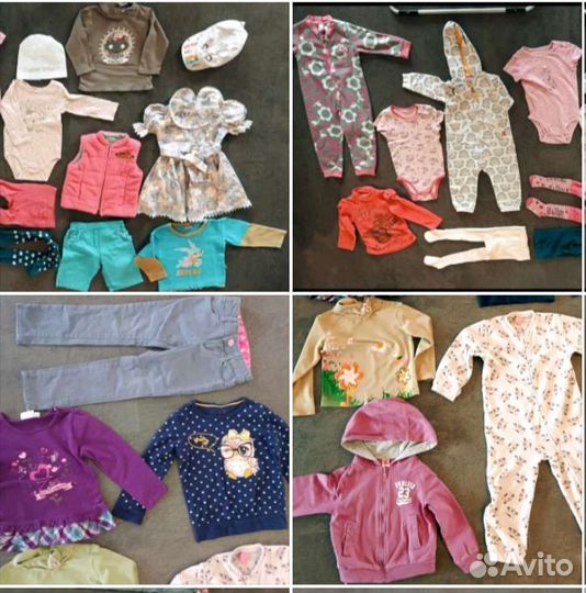 Есть доставка. Вещи пакетом 86-104 на девочку