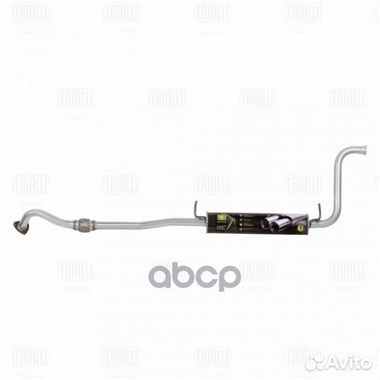 EAM 0121 резонатор глушителя алюмин. с гофрой