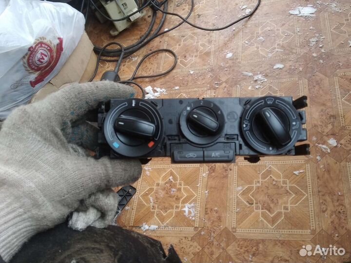 Блок управления печкой Skoda rapid